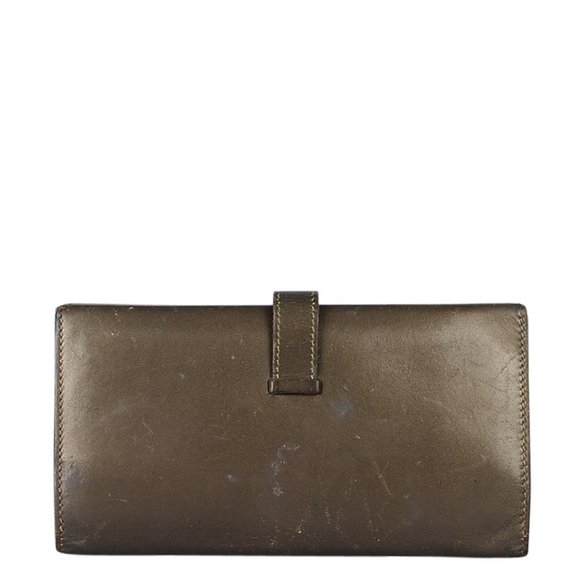 Hermes Bearn Brown Leather Bi-Fold Wallet 204925 - Picture 4 of 10